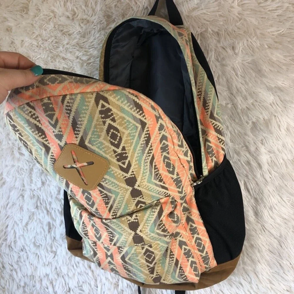 Girls Backpack Pink‎ Green Black Southwest Computer Pocket Lined Zip School Bag
